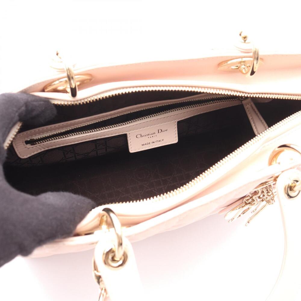 Dior Lady Cannage Handbag Leather Pink - Picture 3 of 14